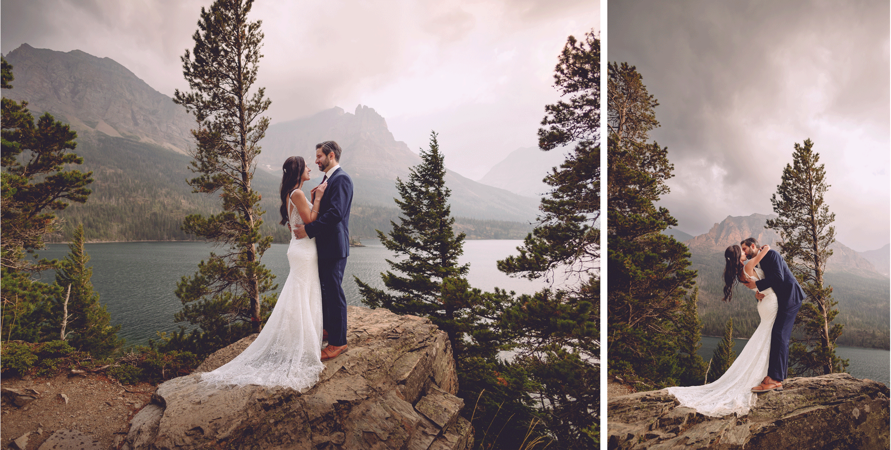 Stephanie & Daniel – Bozeman, MT and Glacier National Park Wedding