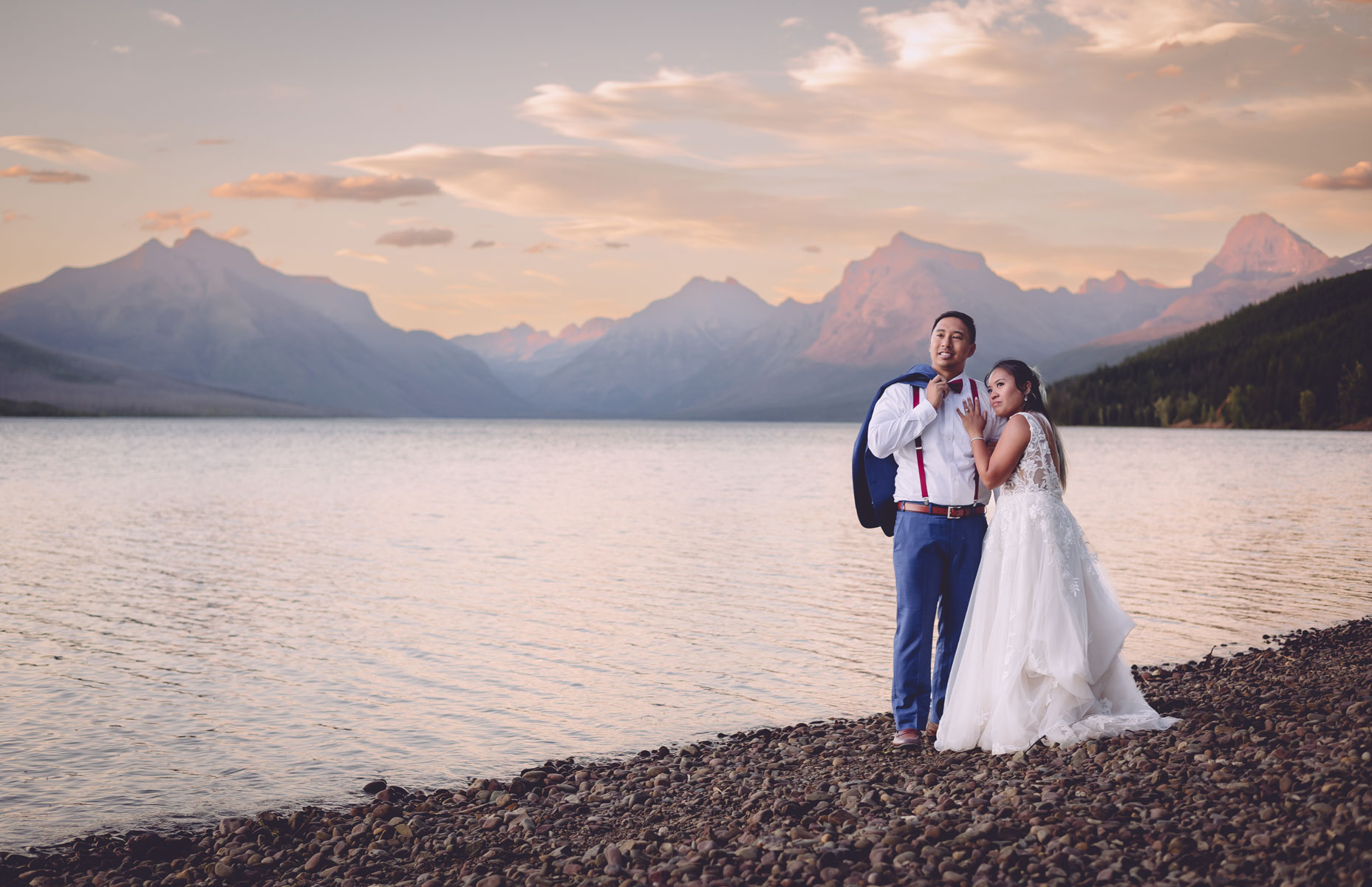 Whitney Sarah Photography Glacier National Park Montana Wedding Adventure Session