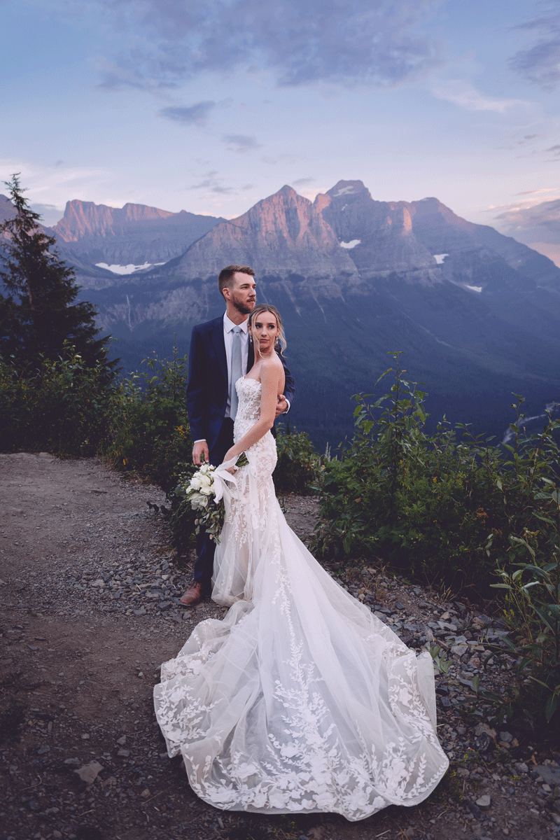Whitney Sarah Photography Glacier National Park Montana Wedding Adventure Session